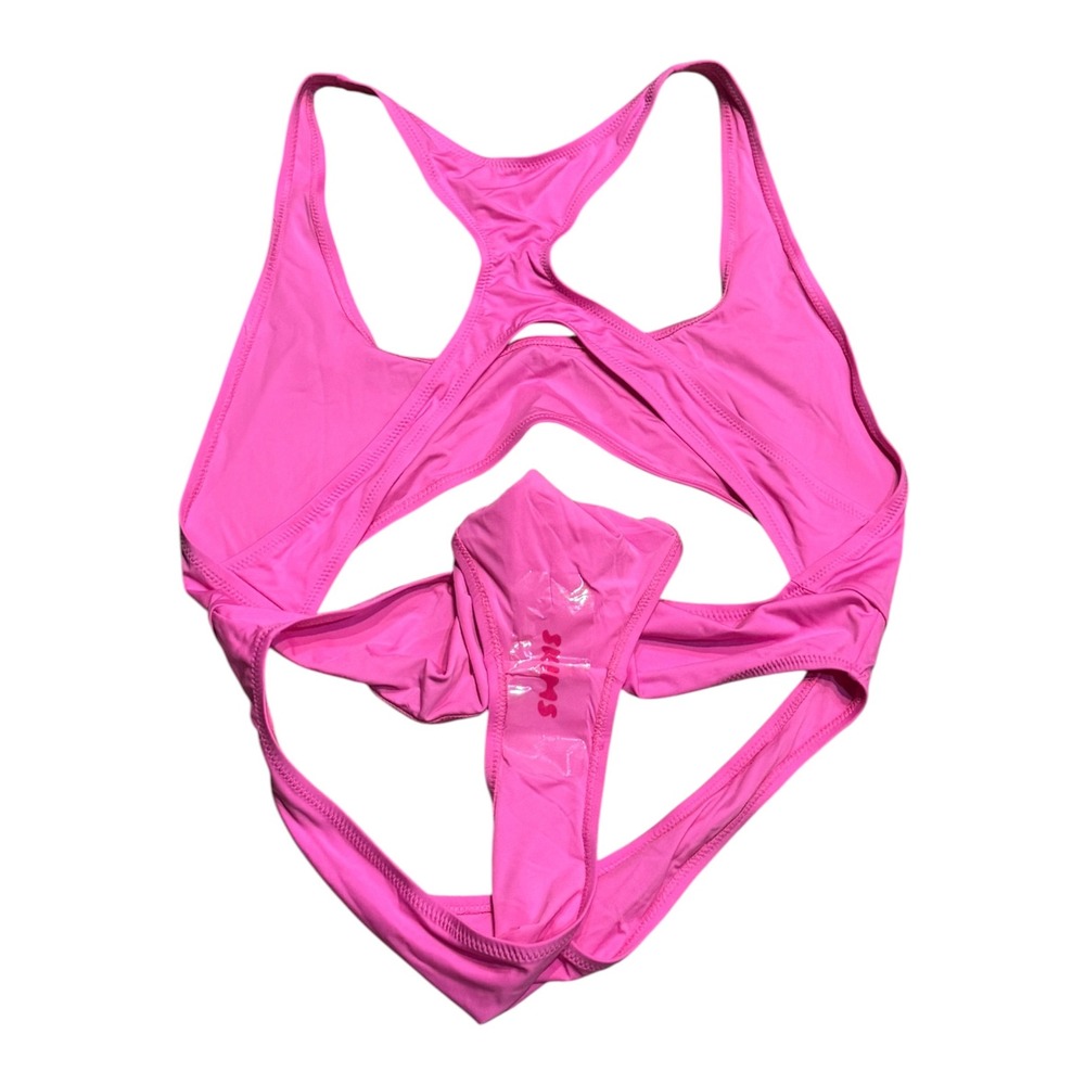SKIMS Signature Swim Cut Out Monokini Taffy Pink 2X SW-MKN-0012 NWT - Picture 5 of 6